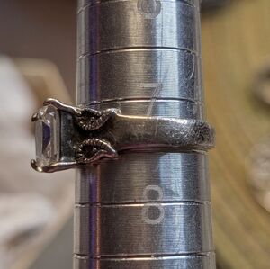 Sterling Silver Ring with Gemstone